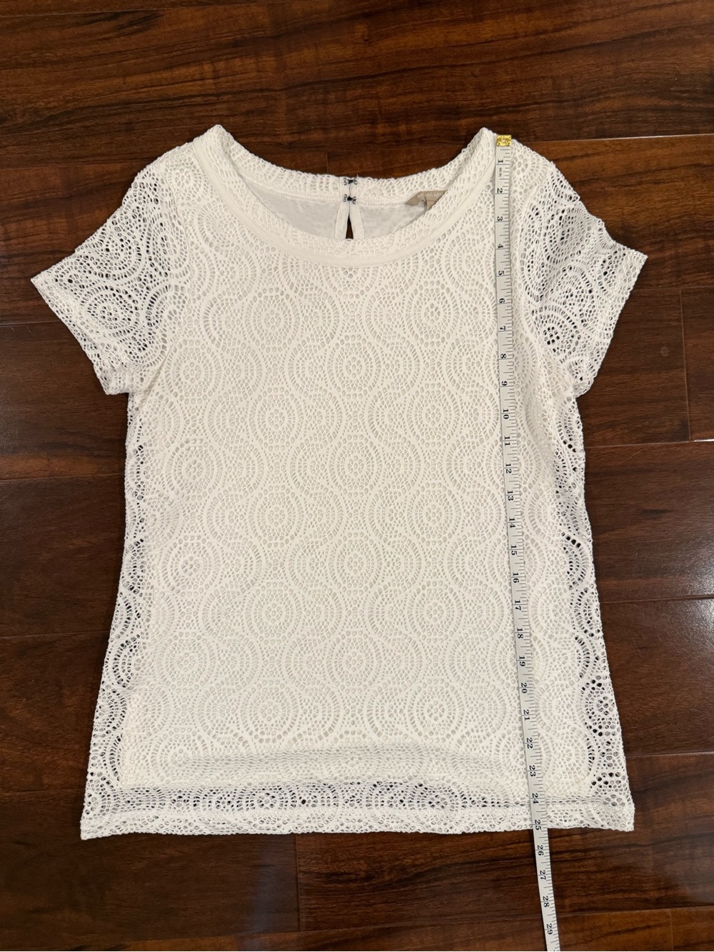 Banana Republic lined lace top